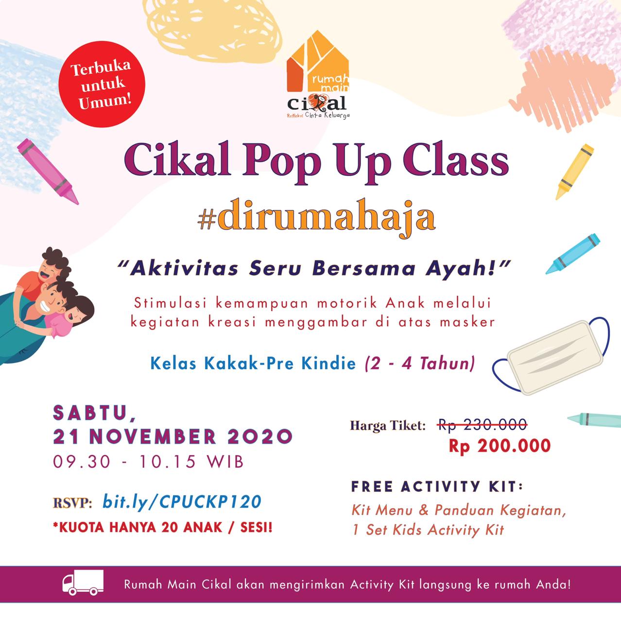 Cikal Pop Up Class : Edisi Hari Ayah Nasional!