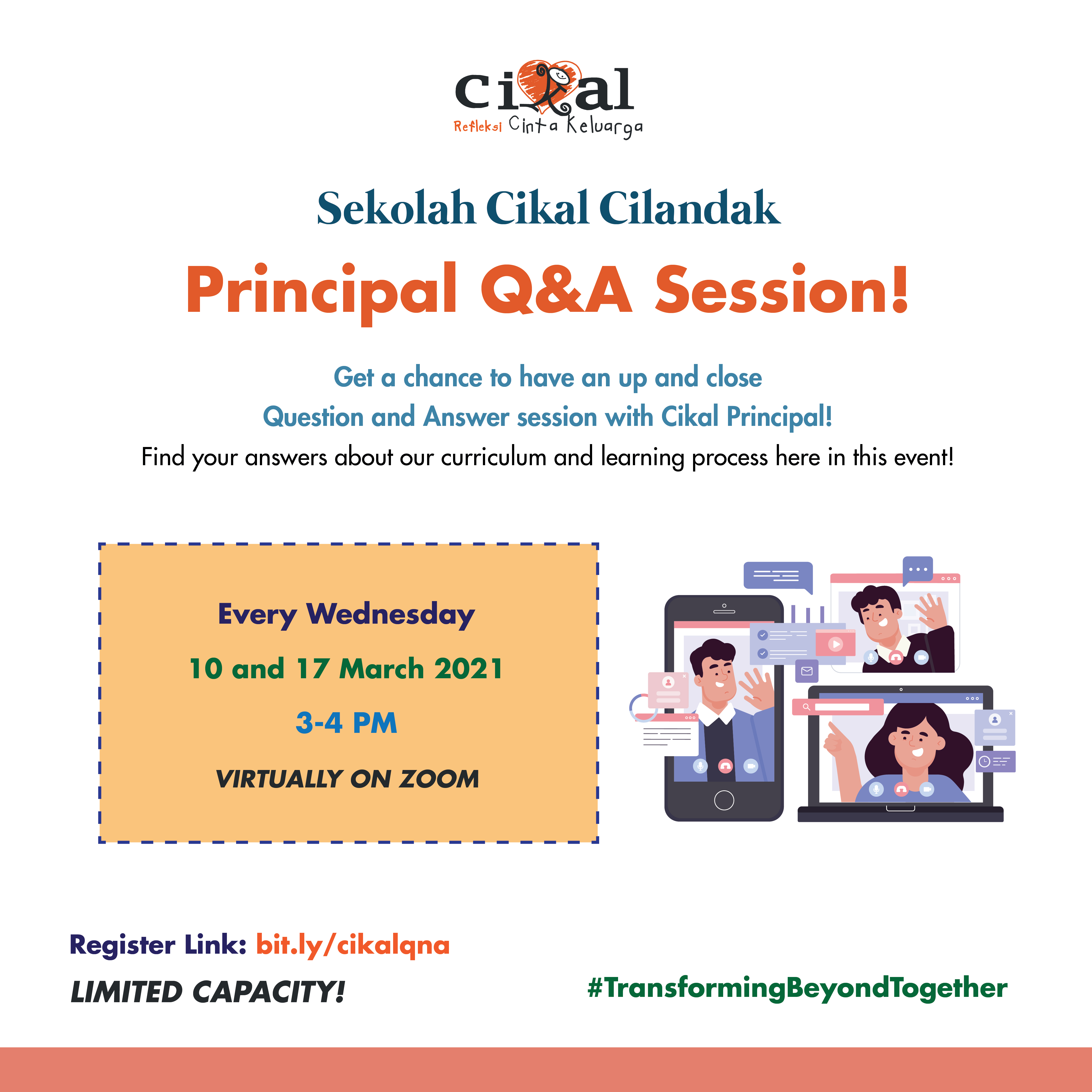 Sekolah Cikal Cilandak Q&A Session with Principal! (Open For Public)