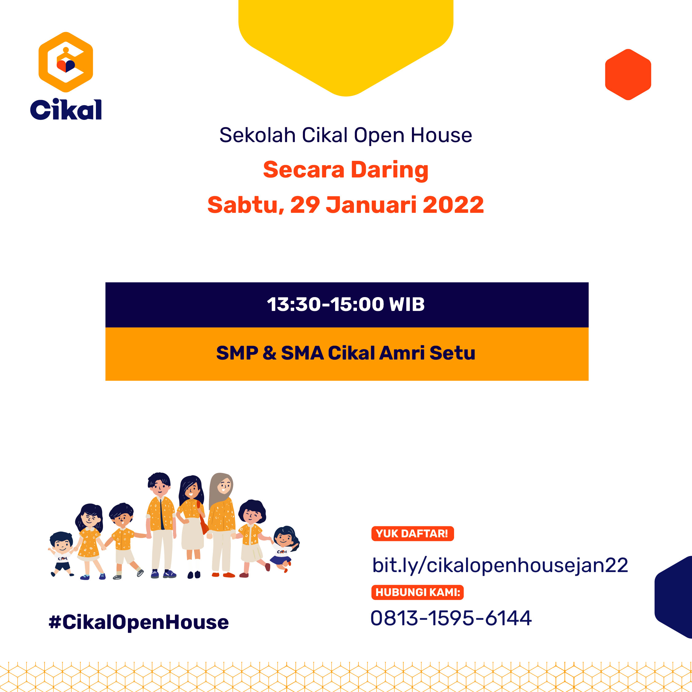 Sekolah Cikal Amri Setu Jakarta Timur Open House 2022 : Middle School and High Shool