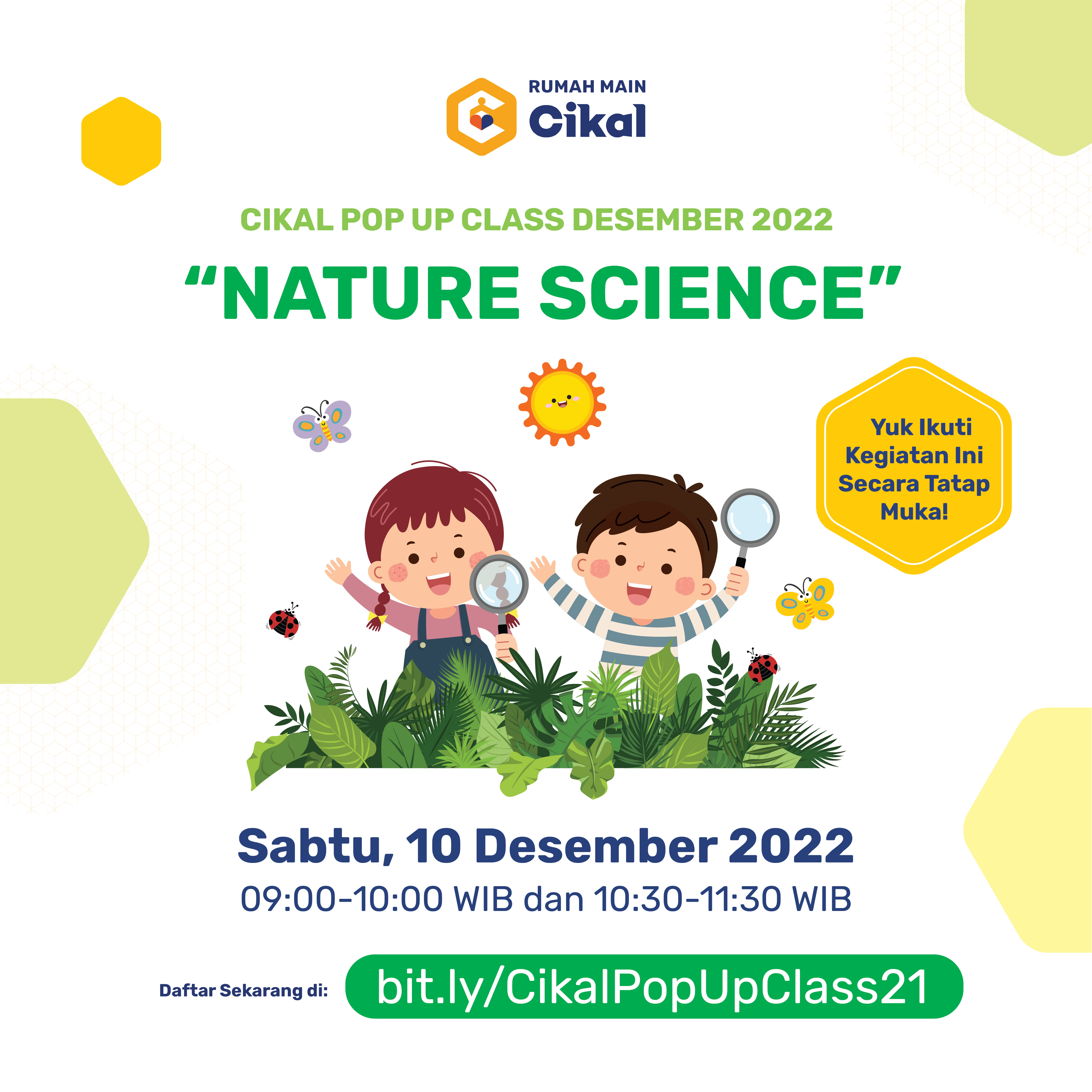 Cikal Pop Up Class Rumah Main Cikal (Edisi Desember 2022)