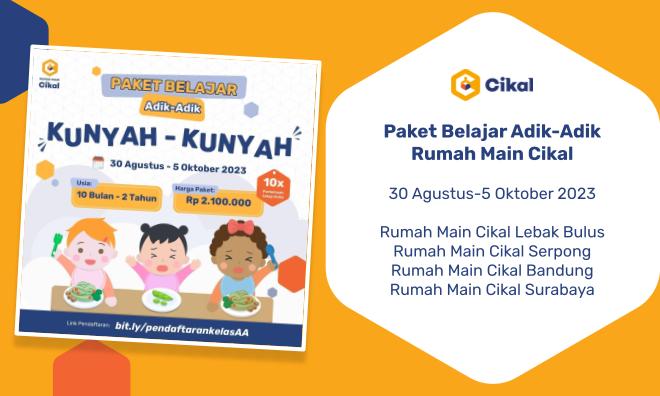 Paket Belajar Adik-Adik Rumah Main Cikal