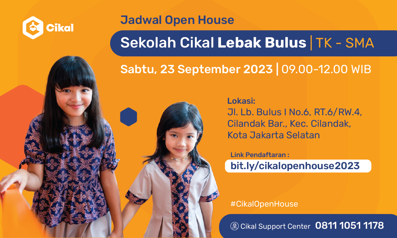 Sekolah Cikal Lebak Bulus Open House September 2023