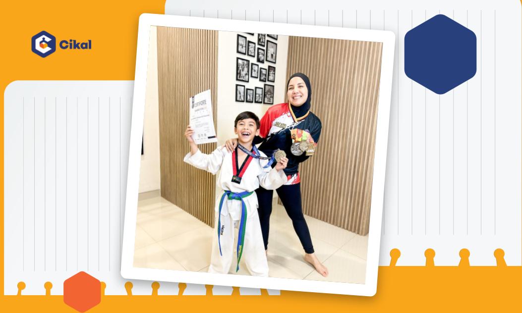 Cerita Kanaka, Murid SD Cikal Lebak Bulus Peraih Medali Perak Taekwondo Se-Asia Tenggara
