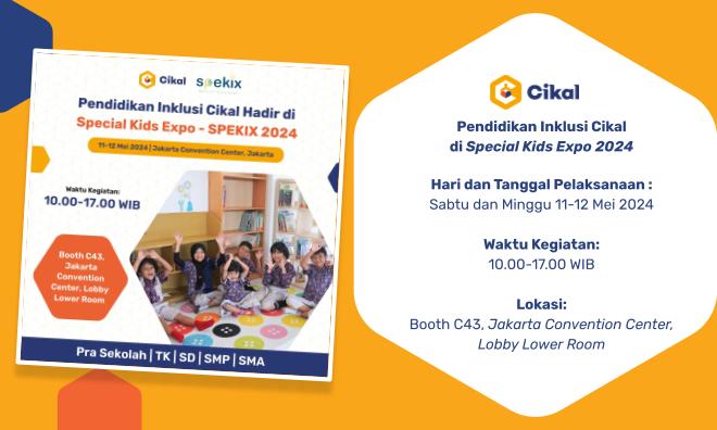 Pendidikan Inklusi Cikal hadir di Special Kids Expo 2024 