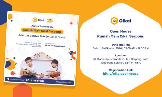 Open House Rumah Main Cikal Serpong (Oktober 2024)