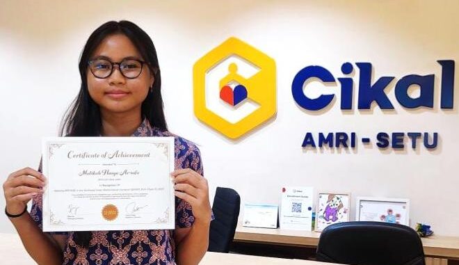 Malikah Hasya As-Safa, Murid SMA Cikal Amri Setu (Kaldera News/Dok.Cikal)