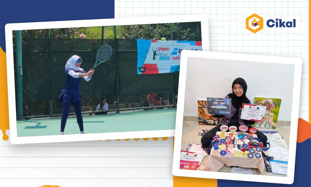 Cerita Tania, Murid SMA Cikal Amri Setu, Raih Prestasi di Olahraga Tenis Tingkat Nasional-Internasional! 