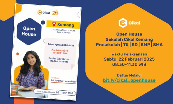 Open House Sekolah Cikal Kemang (Februari 2025)