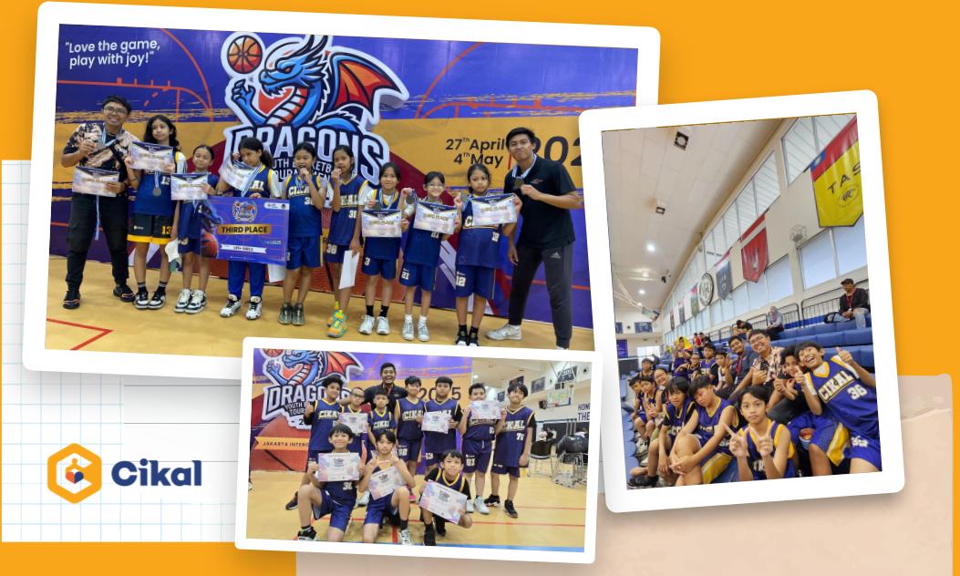 Tim Basket SD Cikal Lebak Bulus Raih 2 Prestasi di Kejuaraan Basket Jabodetabek 2025