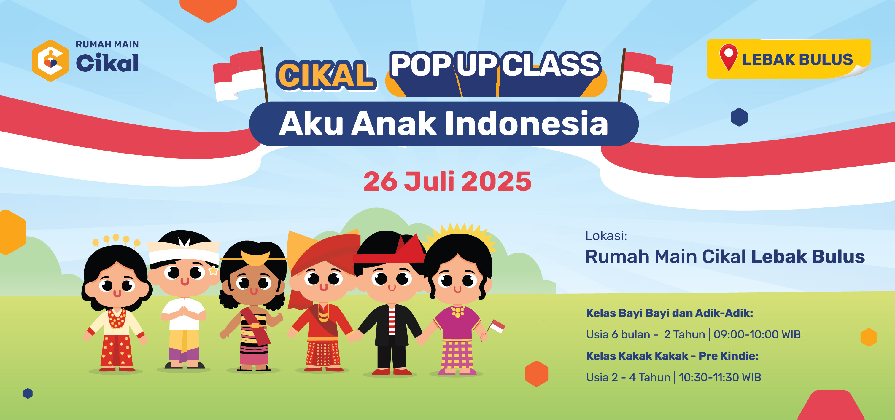 Cikal Pop Up Class Rumah Main Cikal Lebak Bulus Juli 2025