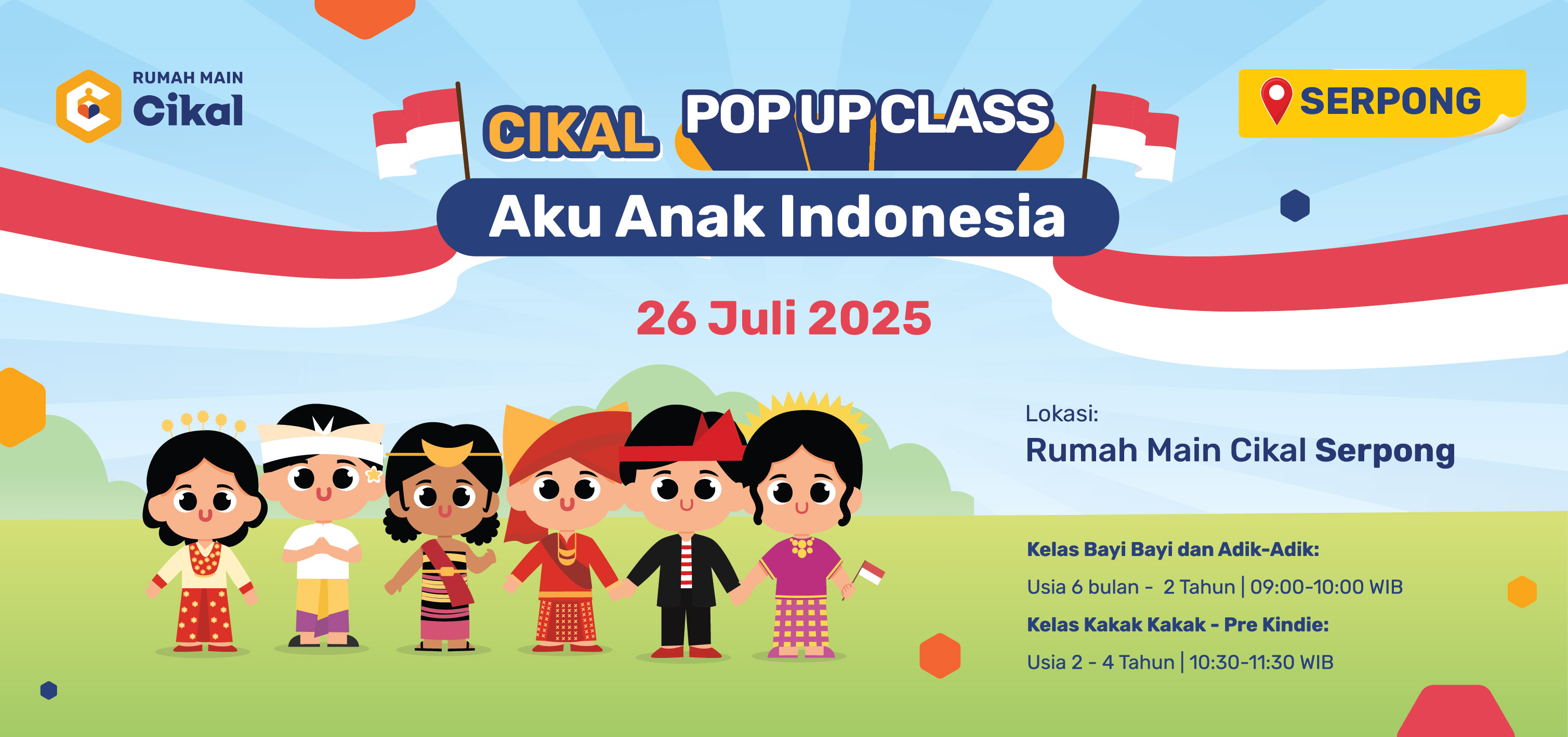 Cikal Pop Up Class Rumah Main Cikal Serpong Juli 2025
