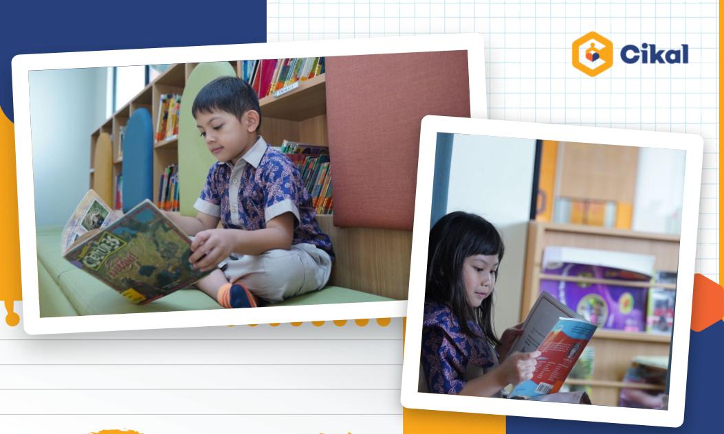 TK Cikal Serpong Tumbuhkan Kebiasaan Baca Buku