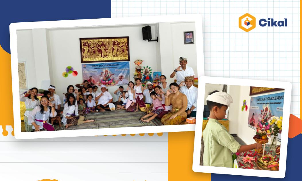 Sekolah Cikal Serpong Rayakan Saraswati Puja 2025