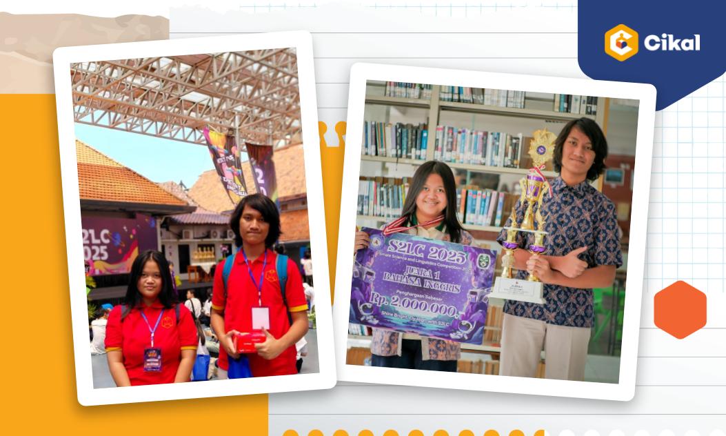 Murid SMP Cikal Surabaya Raih Juara 1 Kompetisi Bahasa Inggris Se-Jawa Timur