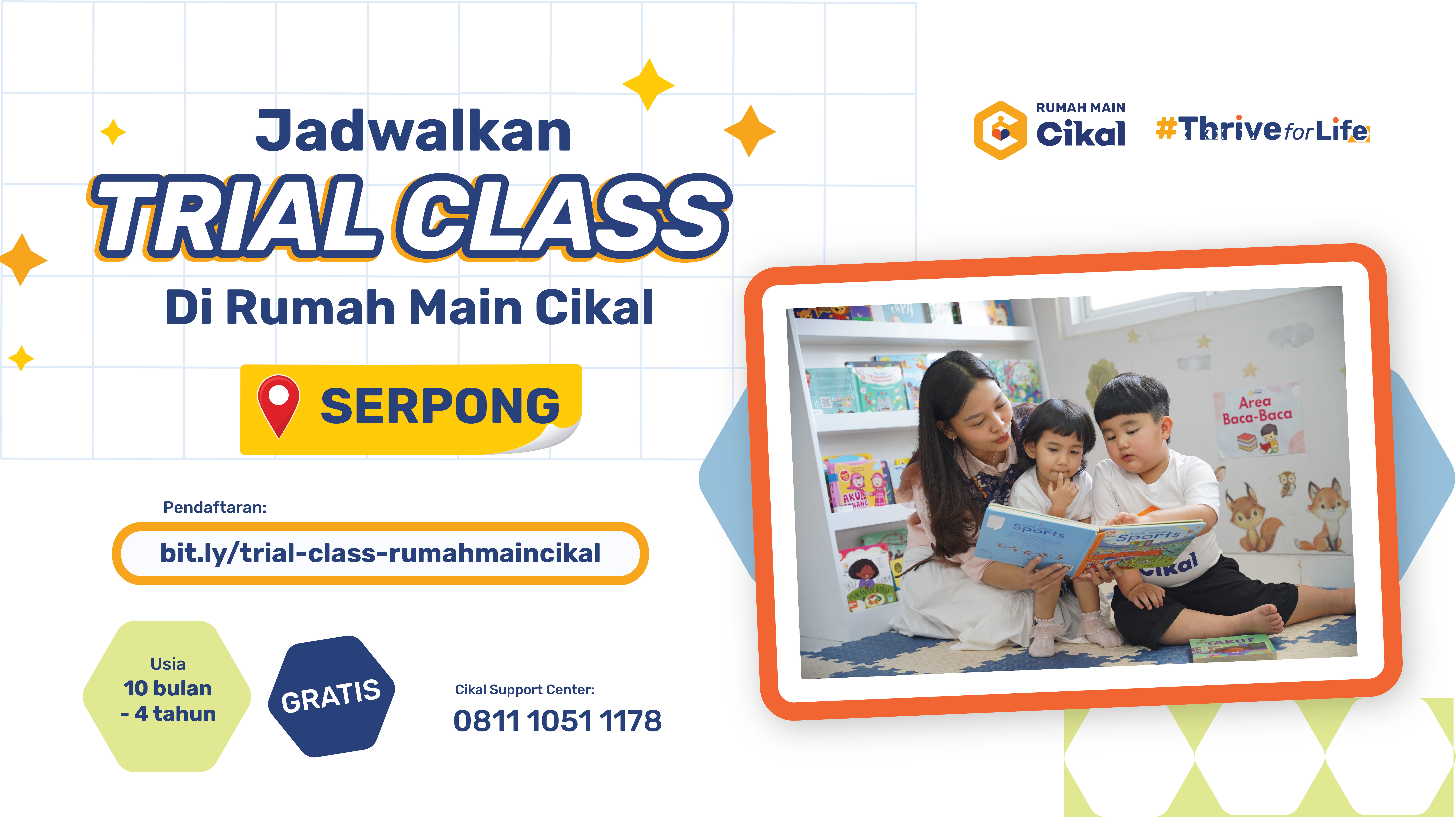 Trial Class Rumah Main Cikal Serpong 