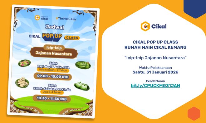 Rumah Main Cikal Kemang Cikal Pop Up Class Januari 2026