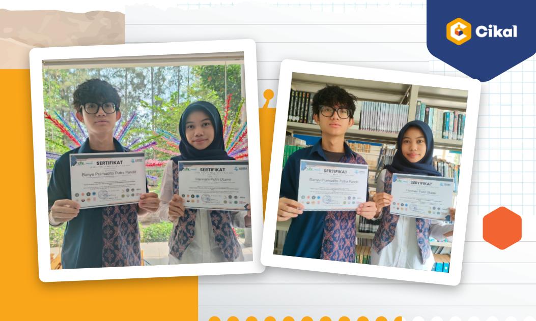 2 Murid SMA Cikal Surabaya Raih Juara Kompetisi Peneliti Tingkat Provinsi