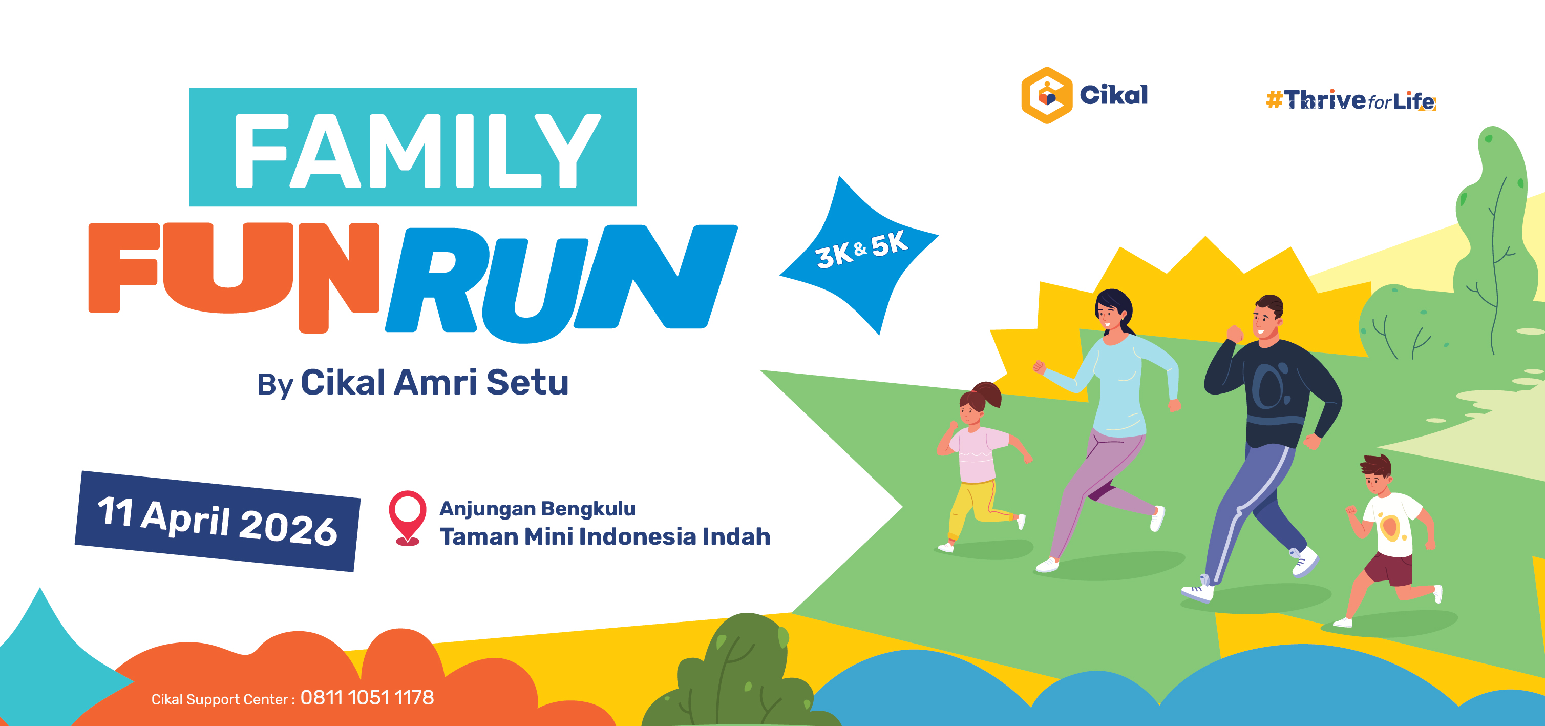  Sekolah Cikal Amri Setu Siap Gelar "Family Fun Run 2026" Untuk Umum