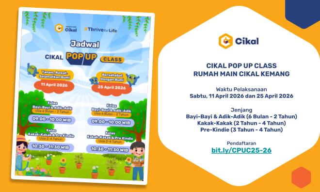 Cikal Pop Up Class Rumah Main Cikal Kemang