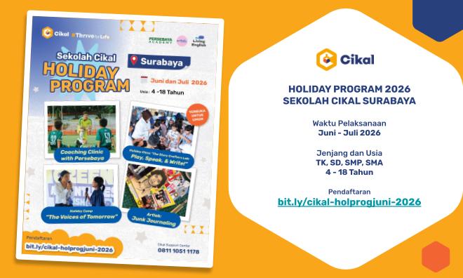 Sekolah Cikal Surabaya Holiday Program 2026